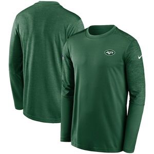 Nike NY Jets Sideline Coaches UV Performance LS Top Dri-Fit Men's 3XL (CJ8996)